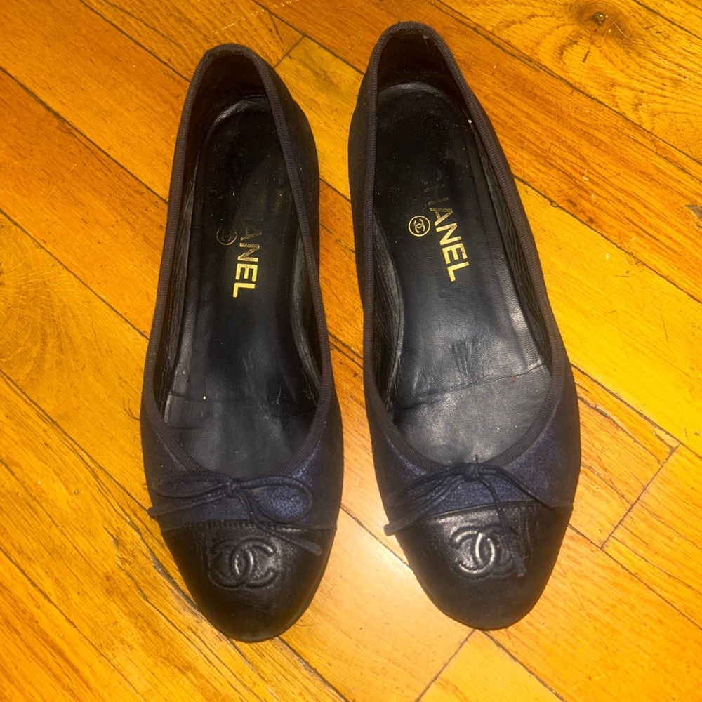 Vintage Chanel flats-SOLD ON DEPOP